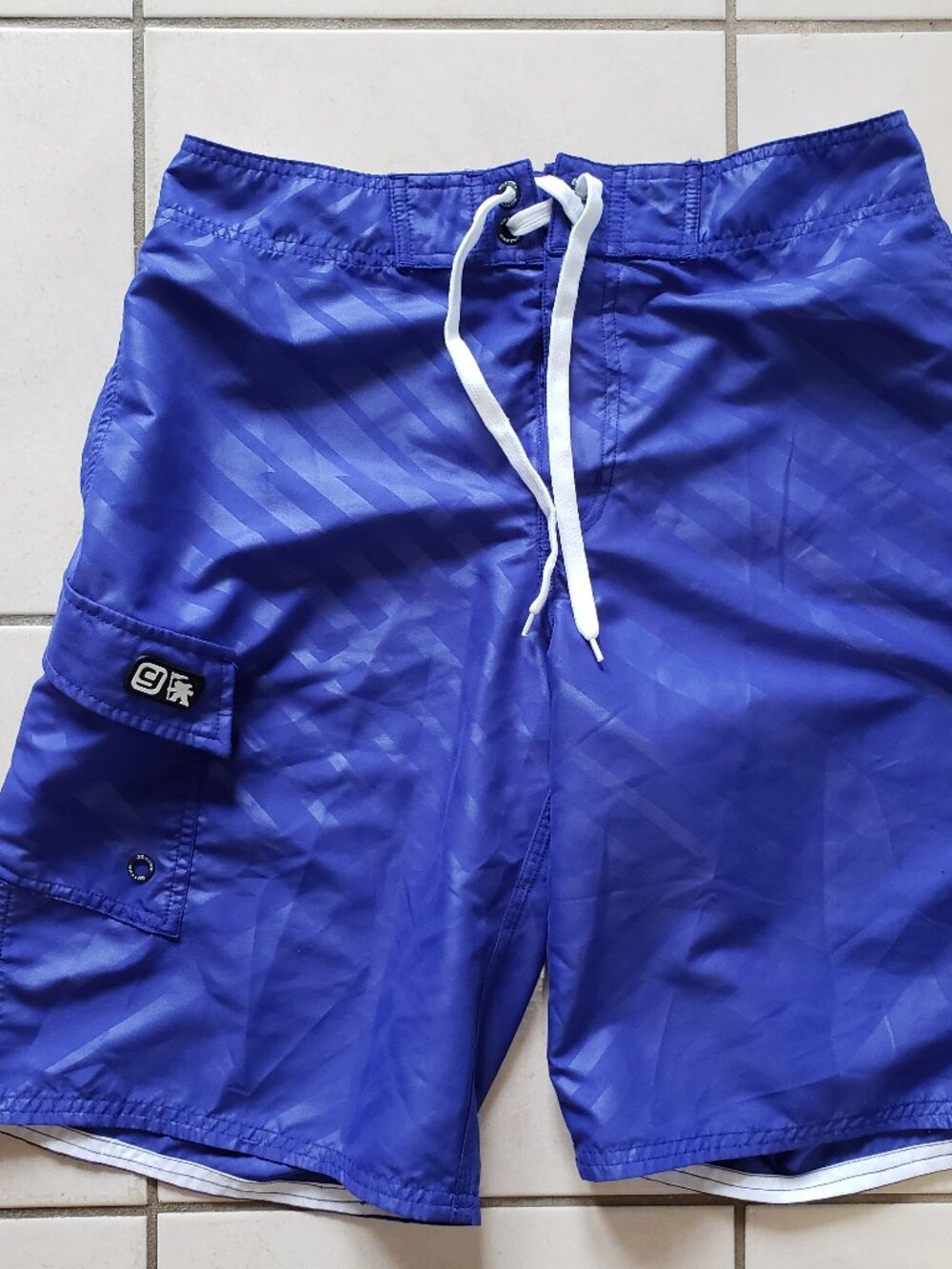 Gotcha Board Shorts, Blue, 30 Waist